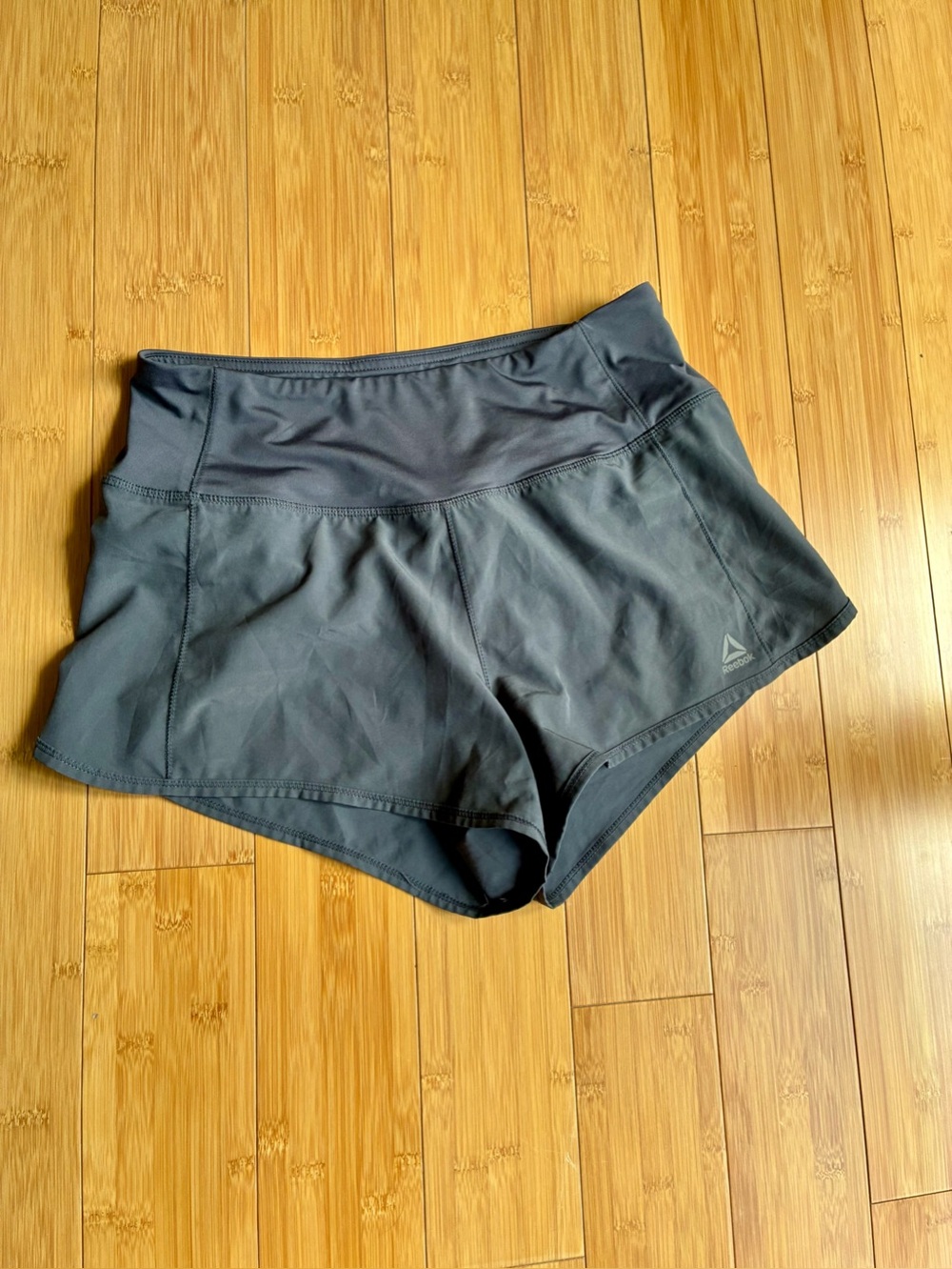 Reebok Gray Active Marathon Running Shorts - Women's Size Medium